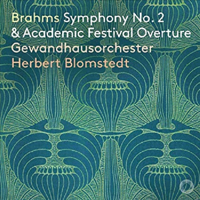 브람스: 교향곡 2번, 대학 축전 서곡 (Brahms: Symphony No. 2 & Academic Festival Overture)(CD) - Herbert Blomstedt