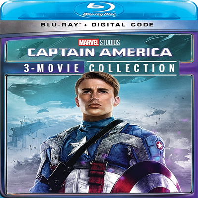 Captain America: 3-Movie Collection (캡틴 아메리카: 3 무비 컬렉션)(한글무자막)(Blu-ray)