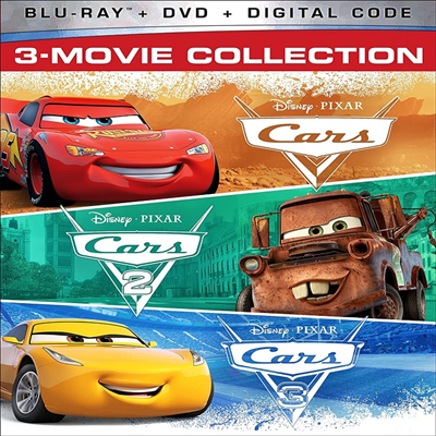 Cars: 3-Movie Collection (카: 3 무비 컬렉션)(한글무자막)(Blu-ray + DVD)