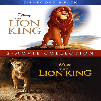 The Lion King (1994) / The Lion King (2019): 2-Movie Collection (라이온 킹)(지역코드1)(한글무자막)(DVD)