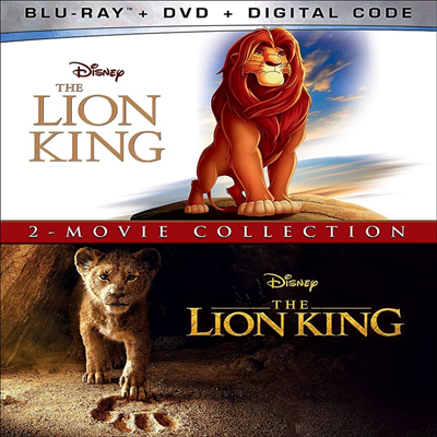 The Lion King (1994) / The Lion King (2019): 2-Movie Collection (라이온 킹)(한글무자막)(Blu-ray + DVD)