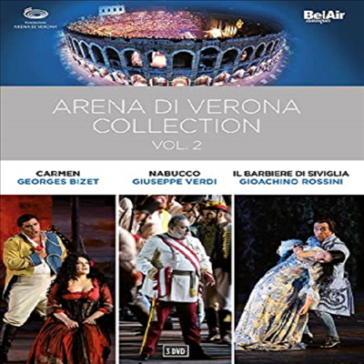 비제: 카르멘, 베르디: 나부코(한글자막), 로시니: 세비야의 이발사(한글자막) (Arena Di Verona Collection 2) (Ltd)(Digipack)(한글무자막)(3 DVD Set) - Henrik Nanasi