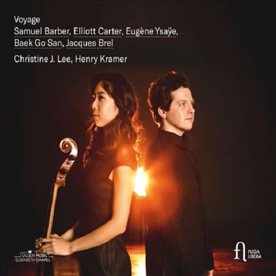 이정현 첼로 녹음집 - 바버 &amp; 카터: 첼로 소나타 (Voyage - Barber &amp; Carter: Cello Sonatas)(Digipack)(CD) - 이정현 (Christine Jeong Hyoun Lee)