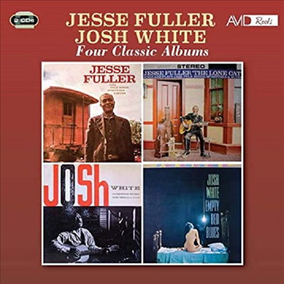 Jesse Fuller &amp; Josh White - Four Classic Albums (Remastered)(4 On 2CD)