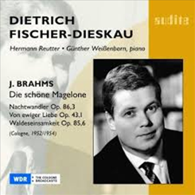 브람스 : 아름다운 마겔로네, 몽유병자, 영원한 사랑에 대해서, 조용한 숲 속에서 (Brahms : Die schone Magelone Op.33, Sechs Lieder Op.86, Vier Gesange Op.43, Sechs Lieder Op.85)(CD) - Dietrich Fischer-Die