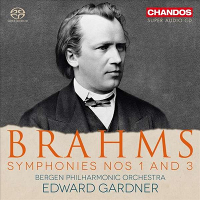 브람스: 교향곡 1 &amp; 3번 (Brahms: Symphonies Nos.1 &amp; 3) (SACD Hybrid) - Edward Gardner