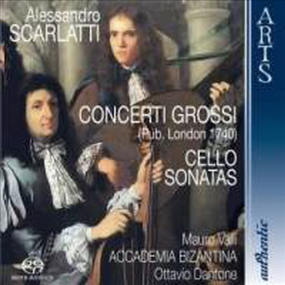 A. 스카를라티: 6 합주 협주곡과 첼로 소나타 1-3번 (A. Scarlatti: 6 Concerti Grossi & Cello Sonata No.1-3) (SACD Hybrid) - Mauro Valli