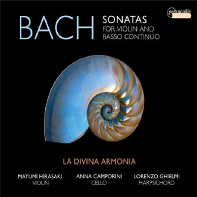 바흐: 바이올린 소나타 (Bach: Sonatas For Violin & B.C. BWV1021,1023,1024)(CD) - Divina Armonia