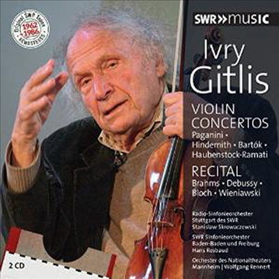 이브리 기틀리스 - SWR 바이올린 협주곡 녹음 (Ivry Gitlis Play Violin Concertos - SWR Recording) (2CD) - Ivry Gitlis