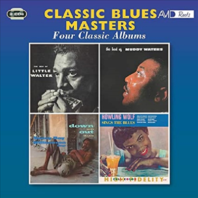 Little Walter/Muddy Waters/Sonny Boy Williamson/Howlin&#39; Wolf - Classic Blues Masters - Four Classic Albums (Remastered)(4 On 2CD)