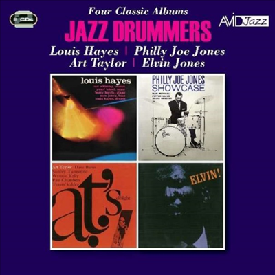 Louis Hayes/Philly Joe Jones/Art Taylor/Elvin Jones - Jazz Drummers - Four Classic Albums (Louis Hayes / Showcase / A.T.S Delight / Elvin!)(CD)