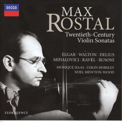 막스 로스탈이 연주하는 20세기 바이올린 소나타 (Max Rostal 20th-Century Violin Sonatas0 (2CD) - Max Rostal