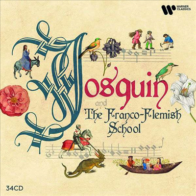 조스갱과 프랑코 - 플랑드르 학파 (Josquin &amp; The Franco-Flemish School) (34CD Boxset) - 여러 아티스트