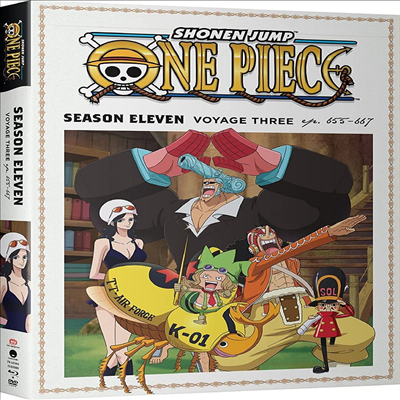 One Piece: Season Eleven - Voyage Three (원피스: 시즌 11 - 보여지 3) (한글무자막)(Blu-ray + DVD)