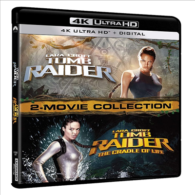 Lara Croft Tomb Raider (2001) / Lara Croft Tomb Raider: The Cradle Of Life (2003) (툼 레이더 / 툼 레이더 2 - 판도라의 상자)(한글무자막)(4K Ultra HD + Blu-ray)