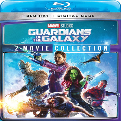 Guardians Of The Galaxy: 2-Movie Collection (가디언즈 오브 갤럭시: 2 무비 컬렉션)(한글무자막)(Blu-ray)