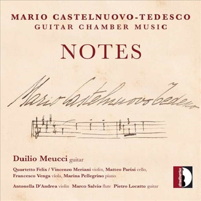 카스텔누오보 테데스코: 기타를 위한 실내악 작품집 (Castelnuovo-Tedesco: Guitar Chamber Works)(CD) - Duilio Meucci