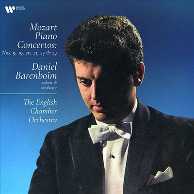 모차르트: 6개의 유명 피아노 협주곡 (Mozart Piano Concertos Nos. 9, 19, 20, 21, 23 &amp; 24) (180G)(4LP Set) - Daniel Barenboim