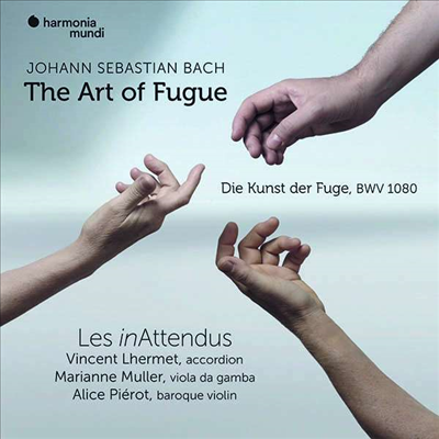 바흐: 푸가의 기법 (Bach: The Art of Fugue - for Violin, Accordion & Viola da gamba)(Digipack)(CD) - Les inAttendus