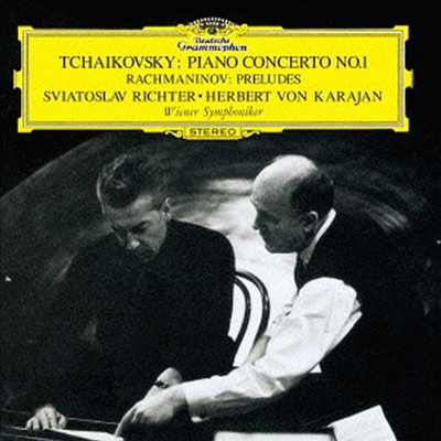 차이코프스키: 피아노 협주곡 1번 &amp; 라흐마니노프: 5개의 전주곡 (Tchaikovsky: Piano Concerto No.1 &amp; Rachmaninov: 5 Preludes) (SHM-CD)(일본반) - Sviatoslav Richter