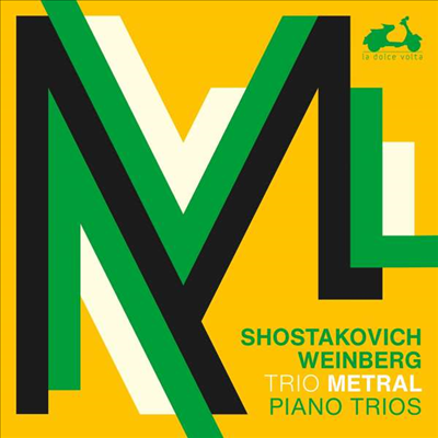 쇼스타코비치 &amp; 바인베르크: 피아노 삼중주 (Shostakovich &amp; Weinberg: Piano Trios)(CD) - Trio Metral