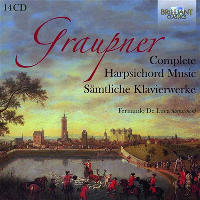 그라우프너: 하프시코드 작품 전집 (Graupner: Complete Harpsichord Works) (14CD Boxset) - Fernando de Luca