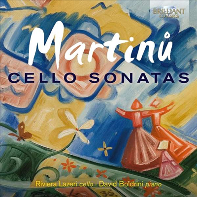 마르티누: 첼로 소나타 1, 2 &amp; 3번 (Martinu: Cello Sonatas Nos.1, 2 &amp; 3)(CD) - Riviera Lazeri