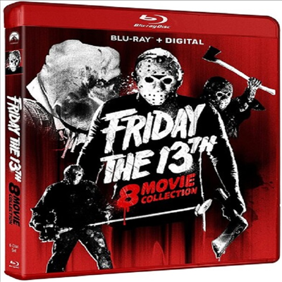 Friday The 13th: 8-Movie Collection (13일의 금요일: 8 무비 컬렉션)(Boxset)(한글무자막)(Blu-ray)