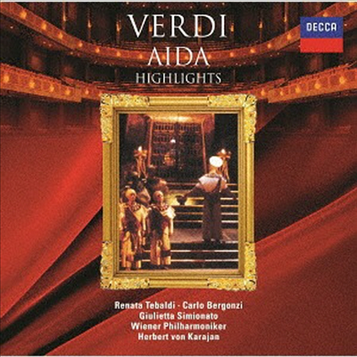 베르디: 아이다 - 하이라이트 (Verdi: Aida - Highlights) (SHM-CD)(일본반) - Renata Tebaldi