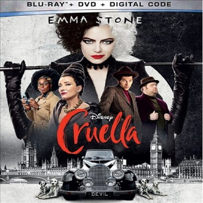Cruella (크루엘라)(한글무자막)(Blu-ray+DVD)