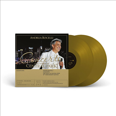 안드레아 보첼리 - 센트럴 파크 콘서트 2011 (Andrea Bocelli: Concerto: One Night In Central Park) (Remastered)(10th Anniversary Edition)(Ltd)(180g Colored 2LP) - Andrea Bocelli