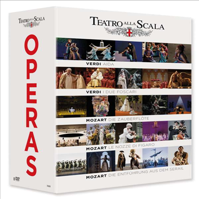 라 스칼라 실황 - 오페라 박스 (Operas - Teatro Alla Scala) (8DVD Boxset)(DVD) - 여러 아티스트