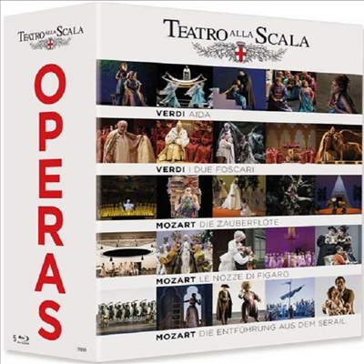 라 스칼라 실황 - 오페라 박스 (Operas - Teatro Alla Scala) (8Blu-ray Boxset)(Blu-ray)(2021) - 여러 아티스트