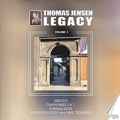 토마스 옌센 레거시 1집 - 시벨리우스: 교향곡 2, 7번 & 바이올린 협주곡 (Thomas Jensen Legacy, Vol.1 - Jean Sibelius: Symphonies Nos.2, 7 & Violin Concerto) (2CD) - Thomas Jensen