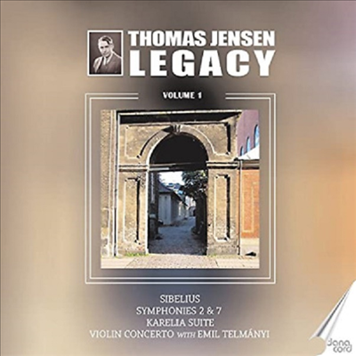 토마스 옌센 레거시 1집 - 시벨리우스: 교향곡 2, 7번 &amp; 바이올린 협주곡 (Thomas Jensen Legacy, Vol.1 - Jean Sibelius: Symphonies Nos.2, 7 &amp; Violin Concerto) (2CD) - Thomas Jensen