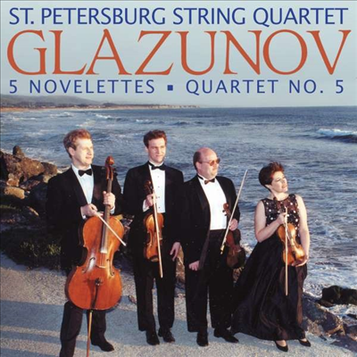 글라주노프: 노벨레텐 1-5번, 현악 사중주 5번 (Glazunov: 5 Novelettes, String Quartet No.5)(CD) - St. Petersburg String Quartet