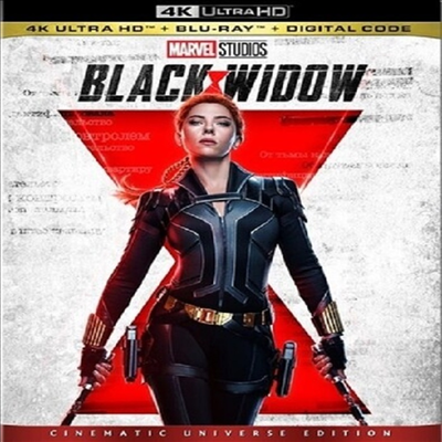 Black Widow (블랙 위도우) (4K Ultra HD+Blu-ray)(한글무자막)