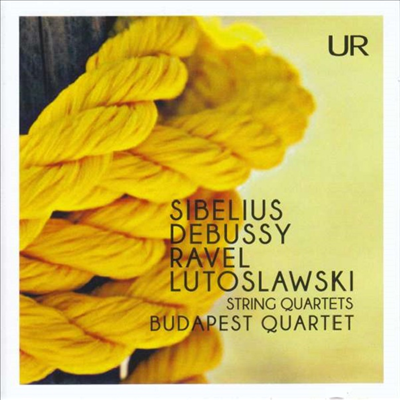 시벨리우스, 루토스와프스키, 드뷔시, 라벨: 현악 사중주 (Budapest String Quartet Plays Sibelius, Lutoslawski, Debussy & Ravel) (2CD) - Budapest String Quartet