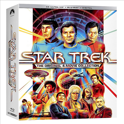 Star Trek: The Original 4-Movie Collection (스타 트랙: 더 오리지널 4 무비 컬렉션)(한글무자막)(4K Ultra HD + Blu-ray)