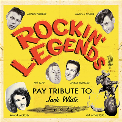 Various Artists - Rockin&#39; Legends Pay Tribute To Jack White (Ltd)(Colored LP)