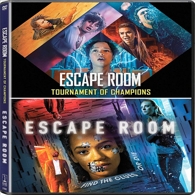 Escape Room (2019) / Escape Room: Tournament Of Champions (2021) (이스케이프 룸 / 이스케이프 룸 2: 노 웨이 아웃)(지역코드1)(한글자막)(DVD)