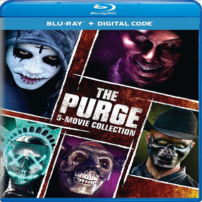 The Purge: 5-Movie Collection (더 퍼지: 5 무비 컬렉션)(한글무자막)(Blu-ray)