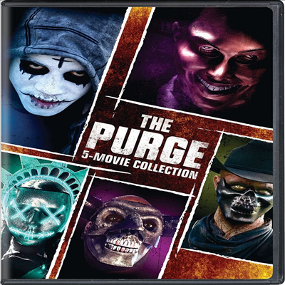 The Purge: 5-Movie Collection (더 퍼지: 5 무비 컬렉션)(지역코드1)(한글무자막)(DVD)