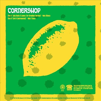 Cornershop - Judy Sucks A Lemon / Cork It (7 inch Single LP)