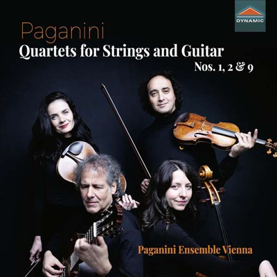 파가니니: 현과 기타를 위한 사중주 (Paganini: Quartets for Strings and Guitar)(CD) - Paganini Ensemble Vienna