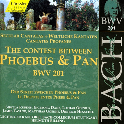 바흐: 세속 칸타타 '아폴로와 판의 싸움' (Bach: The Contest between Phoebus & Pan)(CD) - Helmuth Rilling