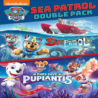 Paw Patrol: Sea Patrol / Pups Save Puplantis (퍼피 구조대: 해상 순찰 / 푸플란티스를 구한 강아지들)(지역코드1)(한글무자막)(DVD)