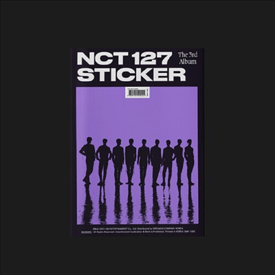 엔시티 127 (NCT 127) - 3rd Album Sticker (Sticker Ver)(CD)