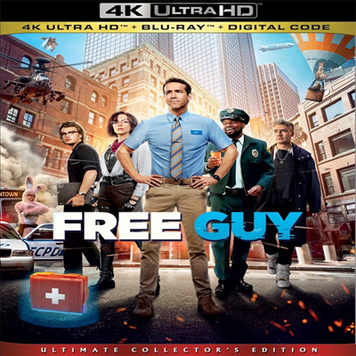 Free Guy (프리 가이) (2021) (한글무자막)(4K Ultra HD + Blu-ray)