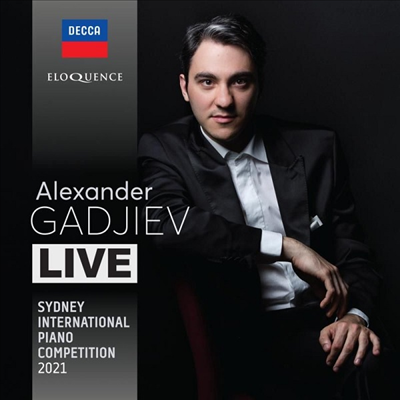 알렉산더 가지예프 - 2021년 시드니 피아노 콩쿠르 라이브 (Alexander Gadjiev - Alexander Gadjiev Live Australia)(CD) - Alexander Gadjiev